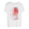 Amerikanische Flagge Angelbekleidung - Angeln T-Shirt