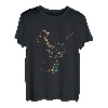 Retro Angler Splash Art Fischer Vintage Angelrute Fisch T-Shirt