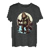 Moschusangeln Tiger Moschus Jagd Bigfoot Angler T-Shirt