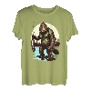 Moschusangeln Tiger Moschus Jagd Bigfoot Angler T-Shirt