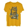 Schwarze Katze Angeln Nudeln Grafik Tees Männer Frauen Jungen Mädchen T-Shirt