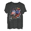 Angeln Amerikanische Flagge Angler Patriotischer Tag 4. Juli T-Shirt