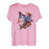 Angeln Amerikanische Flagge Angler Patriotischer Tag 4. Juli T-Shirt