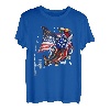 Angeln Amerikanische Flagge Angler Patriotischer Tag 4. Juli T-Shirt