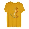 Seefahrtsanker Mexiko, mexikanische Flagge, Ozean, Angeln T-Shirt