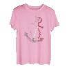 Seefahrtsanker Mexiko, mexikanische Flagge, Ozean, Angeln T-Shirt