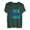 Herren Vatertag Angelrolle Frauen Fisch T-Shirt