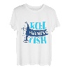 Herren Vatertag Angelrolle Frauen Fisch T-Shirt
