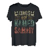 Lustiger personalisierter Name Shirt Kings Are Named Sammy T-Shirt