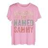 Lustiger personalisierter Name Shirt Kings Are Named Sammy T-Shirt