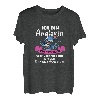 Damen Angel Mädchen Anglerin Fischerin T-Shirt