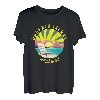 Dauphin Island Retro Sonnenuntergang & Strandurlaub T-Shirt