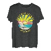 Dauphin Island Retro Sonnenuntergang & Strandurlaub T-Shirt