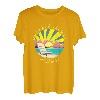 Dauphin Island Retro Sonnenuntergang & Strandurlaub T-Shirt