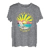 Dauphin Island Retro Sonnenuntergang & Strandurlaub T-Shirt