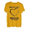 Jesus ist mein Retter Fischen ist meine Therapie Funny Fisherman T-Shirt