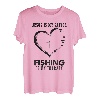 Jesus ist mein Retter Fischen ist meine Therapie Funny Fisherman T-Shirt