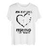 Jesus ist mein Retter Fischen ist meine Therapie Funny Fisherman T-Shirt