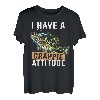 Ich habe eine beschissene Einstellung zum Angeln T-Shirt