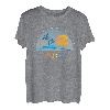 Surf City NC North Carolina Souvenir Palme Surfer T-Shirt
