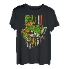 Angeln, Kleeblatt, US-Flagge, St. Patricks Day Lucky Fisherman T-Shirt