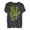 Angeln, Kleeblatt, US-Flagge, St. Patricks Day Lucky Fisherman T-Shirt