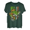 Angeln, Kleeblatt, US-Flagge, St. Patricks Day Lucky Fisherman T-Shirt