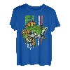 Angeln, Kleeblatt, US-Flagge, St. Patricks Day Lucky Fisherman T-Shirt
