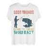 Gute Dinge kommen denen, die Funny Fisherman Fishing anlocken T-Shirt