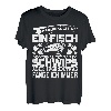 Lustiges Angeln Fischer T-Shirt Fischen Angler Köder Rute T-Shirt