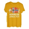 Hapfox Angler Design Norwegen Angeln T-Shirt