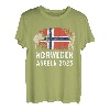 Hapfox Angler Design Norwegen Angeln T-Shirt