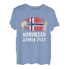 Hapfox Angler Design Norwegen Angeln T-Shirt