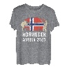 Hapfox Angler Design Norwegen Angeln T-Shirt