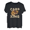 Karpfenangeln, Angler, Sportangeln, Karpfenkönig T-Shirt