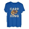 Karpfenangeln, Angler, Sportangeln, Karpfenkönig T-Shirt