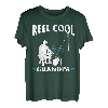 Lustige Fischerrolle zum Vatertag, cooler Opa, Angelliebhaber T-Shirt