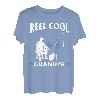 Lustige Fischerrolle zum Vatertag, cooler Opa, Angelliebhaber T-Shirt