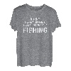 Ich habe über Angeln nachgedacht Lustiges Angeln T-Shirt