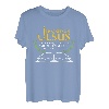 Herren Vatertag Angeln Haken an Jesus Christian T-Shirt