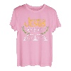 Herren Vatertag Angeln Haken an Jesus Christian T-Shirt