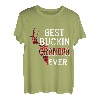 Herren Ugly Christmas Shirt Opa Dad Hunters Jagd Hirsch Plaid T-Shirt