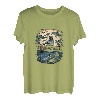Fischen, Hai, Fischer, Anglerin T-Shirt
