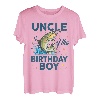 Onkel Of The Birthday Boy Angeln Geburtstag Barsch Fisch B-Day T-Shirt