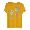 Aito Keiten Lustiges Schriftzug-T-Shirt, Herren, lustige Holografie, farbige Kalligraphie T-Shirt