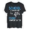 Schule ist wichtig, aber Angeln ist wichtig Lehrer Schüler T-Shirt