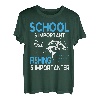 Schule ist wichtig, aber Angeln ist wichtig Lehrer Schüler T-Shirt