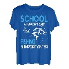 Schule ist wichtig, aber Angeln ist wichtig Lehrer Schüler T-Shirt