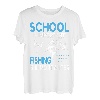 Schule ist wichtig, aber Angeln ist wichtig Lehrer Schüler T-Shirt