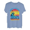 Sapelo Island Georgia Surf- und Strand-Souvenir im Retro-Stil T-Shirt